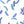 Newtown Creek wallpaper by XV Interiors in blue, pattern sample of drifting feathers