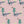 The Anteater wallpaper by Annika Reed in pink, full repeat of anteaters and trees
