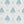 Agra linen by Annika Reed in blue, full repeat of block-print flowers in a trellis