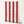 Balancing Act wallpaper by Annika Reed in red, sample roll showing hand-painted stripes