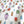 Beetle fabric by Seed Home Designs in red, blue and green, full repeat of watercolour beetles