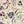 Bloomsbury Grande wallpaper by Parker and Jules in cream and teal, pattern sample of large painterly flowers