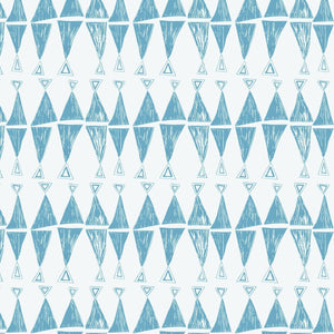 Triangles Wallpaper in Aegean