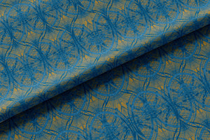 Lace velvet by Dami and Em Design in indigo, in soft folds showing a lace pattern