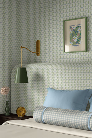 Bluebell Linen Fabric by Annika Reed Studio