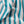 Beside the Seaside velvet by Annika Reed in teal and red, in soft folds showing seaside stripes