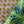 Brushstroke linen by Bethie Tricks in yellow, detail of painted brushstrokes