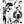 Burlesque wallpaper by Dupenny in red, pattern sample of burlesque dancers