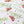 Butterfly and Fern fabric by Seed Home Designs in green and red, full repeat of butterflies and ferns (alternate view)