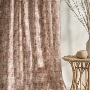 Checkers Linen Fabric by Annika Reed Studio