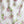 Crab Apple Blossom fabric by Seed Home Designs in pink and green, flat sample of crab apple blossom sprigs