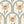 Crab Cabana wallpaper by Brand McKenzie in beige, close-up of crabs under scalloped arches