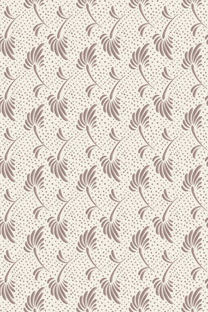 Etta wallpaper by Curate Space in soft pink, full repeat of small floral sprigs