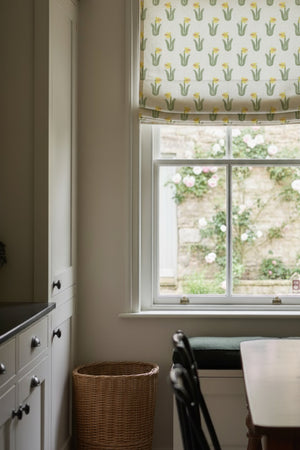 Daffodil Linen Fabric by Annika Reed Studio
