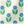 Dahlia Linen Fabric in Blue