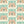 Pair of Dogs wallpaper by Annika Reed in mint green and brown, full repeat of pairs of dogs and vases