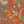 Eden wallpaper by Deus ex Gardenia in orange, pattern sample of lush leaves and fruit