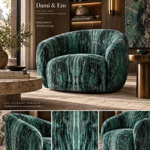 Emerald Forest velvet detail
