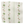 Garden Tetris linen by Annika Reed in cream and green, flat sample of garden sprigs in a grid