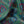 Garden of India velvet by Tatie Lou in teal, pattern sample of an Indian-style garden medallion