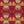 Hampi wallpaper by Tatie Lou in red, full repeat of tropical flowers in a mirrored print