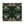 Hampi velvet by Tatie Lou in dark green, flat sample of tropical flowers in a mirrored print