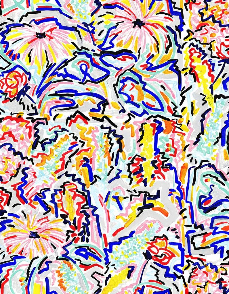 Abstract Wallpaper & Fabric