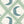 Kit Moon linen by Annika Reed in blue and green, flat sample of crescent moons in a lattice (alternate view)