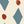 Ludo linen by Annika Reed in blue and red, close-up of diamonds and dots