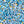 Melodie Sauvage linen by Claire de Quénetain in blue, flat sample of wavy ribbon stripes