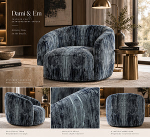 Midnight Forest velvet detail