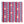 Morello linen by Bethie Tricks in red and blue, full repeat of block-print stripes