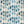 A Muggle of Jugs wallpaper by Annika Reed in blue, flat sample of painted jugs and vases