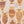 A Muggle of Jugs wallpaper by Annika Reed in orange, detail of painted jugs and vases