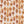 Muggle of Jugs velvet by Annika Reed in orange, flat sample of painted jugs and vases