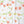 Dancing Autumn Daisies linen by Seed Home Designs in orange and green, full repeat of orange daisies on tall stems