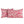 Paperflower linen by Bethie Tricks in pink, painted paper flowers as a cushion
