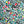 Paradeisos linen by Claire de Quénetain in green, full repeat of a hand-painted floral design