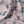 Pegasus linen by Annika Reed in navy and pink, draped close-up of winged horses