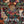 Punk Rocks wallpaper by Brand McKenzie in black, pattern detail of punk animals among roses