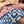 Riad linen by Bethie Tricks in blue, a tile pattern made into a cushion