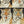 Roar Emotions wallpaper by Brand McKenzie in orange and cream, close-up of pop-art tiger faces