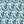 Rythme Sauvage linen by Claire de Quénetain in blue, flat sample of a hand-painted floral design