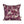 Smoke Bush linen by Bethie Tricks in purple, smoke bush leaves as a cushion