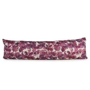 Smoke Bush linen by Bethie Tricks in purple, smoke bush leaves made into a cushion
