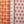 Sun Bloc linen by Bethie Tricks in orange and pink, in soft folds showing a painted grid