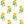 Sunflower wallpaper by Annika Reed in yellow and green, full repeat of sunflowers
