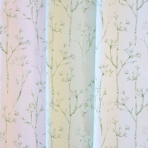 Sweet Herb Fennel linen by Seed Home Designs in pink, draped close-up of delicate fennel stems