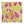 Sycamore linen by Bethie Tricks in yellow and pink, full repeat of sycamore seeds