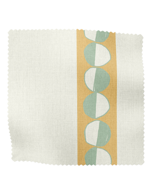 The Circus Linen Fabric in Yellows
